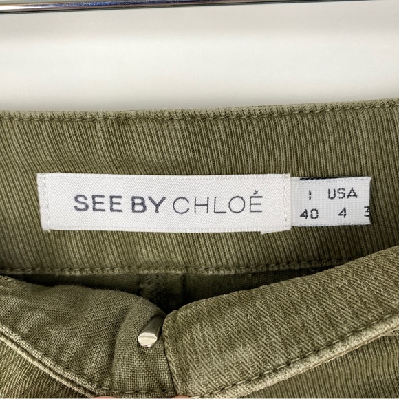 SEE by CHLOÉ ankle button jodhpurs - Picture 3 of 10